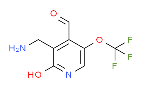 3-(Aminomethyl)-2-hydroxy-5-(trifluoromethoxy)pyridine-4-carboxaldehyde