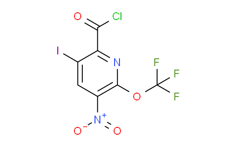 3-Iodo-5-nitro-6-(trifluoromethoxy)pyridine-2-carbonyl chloride
