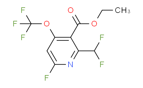 AM64342 | 1804766-02-6 | Ethyl 2-(difluoromethyl)-6-fluoro-4-(trifluoromethoxy)pyridine-3-carboxylate