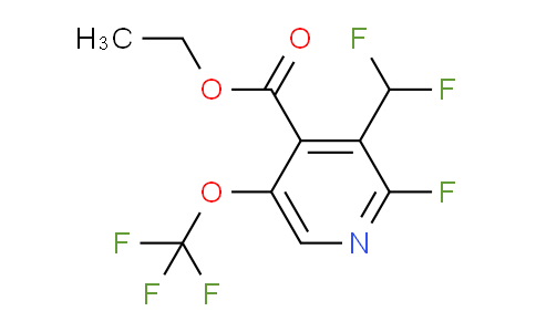 AM64344 | 1806037-37-5 | Ethyl 3-(difluoromethyl)-2-fluoro-5-(trifluoromethoxy)pyridine-4-carboxylate