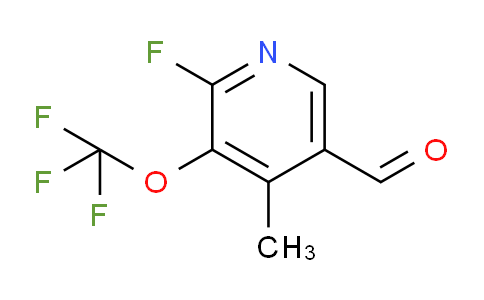 2-Fluoro-4-methyl-3-(trifluoromethoxy)pyridine-5-carboxaldehyde