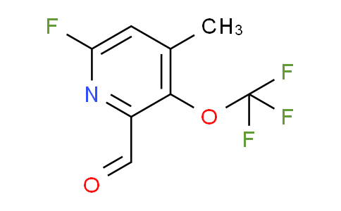 6-Fluoro-4-methyl-3-(trifluoromethoxy)pyridine-2-carboxaldehyde