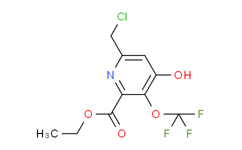 AM64349 | 1804355-54-1 | Ethyl 6-(chloromethyl)-4-hydroxy-3-(trifluoromethoxy)pyridine-2-carboxylate