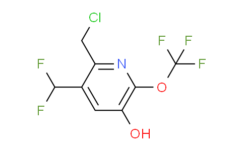 AM64360 | 1806136-36-6 | 2-(Chloromethyl)-3-(difluoromethyl)-5-hydroxy-6-(trifluoromethoxy)pyridine
