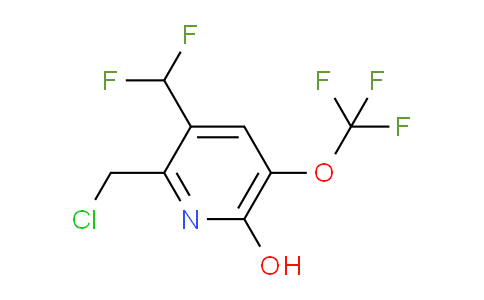 AM64361 | 1804354-32-2 | 2-(Chloromethyl)-3-(difluoromethyl)-6-hydroxy-5-(trifluoromethoxy)pyridine