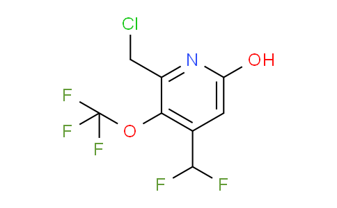 AM64362 | 1804359-51-0 | 2-(Chloromethyl)-4-(difluoromethyl)-6-hydroxy-3-(trifluoromethoxy)pyridine