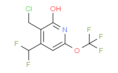 3-(Chloromethyl)-4-(difluoromethyl)-2-hydroxy-6-(trifluoromethoxy)pyridine