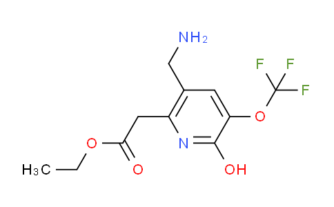 AM64377 | 1806135-86-3 | Ethyl 5-(aminomethyl)-2-hydroxy-3-(trifluoromethoxy)pyridine-6-acetate