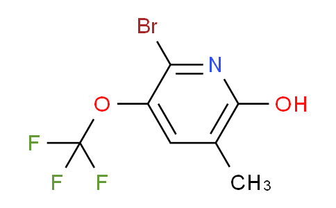 2-Bromo-6-hydroxy-5-methyl-3-(trifluoromethoxy)pyridine