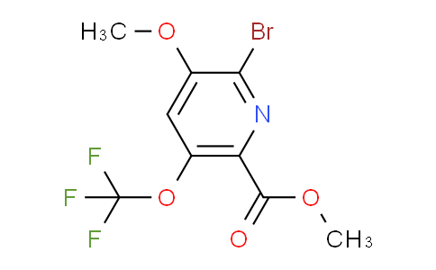AM64422 | 1804577-28-3 | Methyl 2-bromo-3-methoxy-5-(trifluoromethoxy)pyridine-6-carboxylate