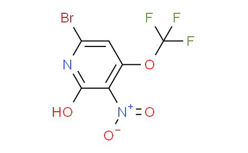6-Bromo-2-hydroxy-3-nitro-4-(trifluoromethoxy)pyridine