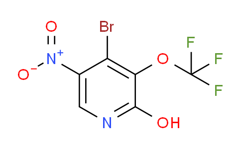 4-Bromo-2-hydroxy-5-nitro-3-(trifluoromethoxy)pyridine