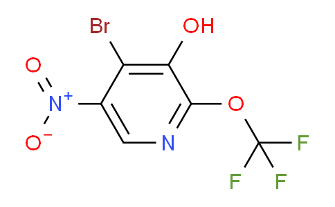 4-Bromo-3-hydroxy-5-nitro-2-(trifluoromethoxy)pyridine