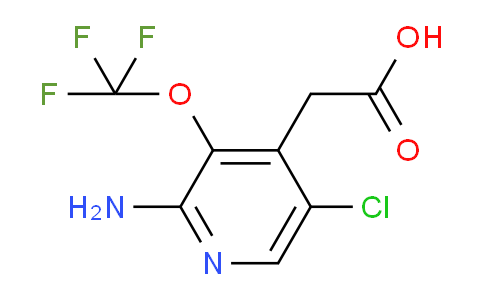 2-Amino-5-chloro-3-(trifluoromethoxy)pyridine-4-acetic acid