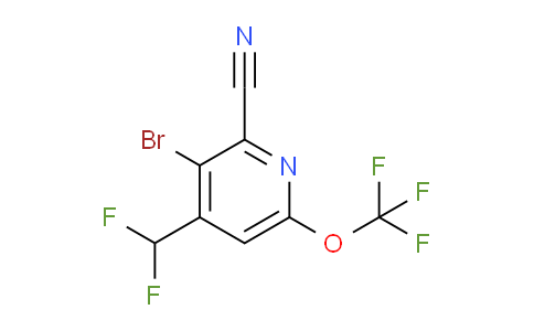 AM64440 | 1804555-22-3 | 3-Bromo-2-cyano-4-(difluoromethyl)-6-(trifluoromethoxy)pyridine