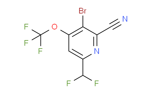 AM64441 | 1804571-18-3 | 3-Bromo-2-cyano-6-(difluoromethyl)-4-(trifluoromethoxy)pyridine