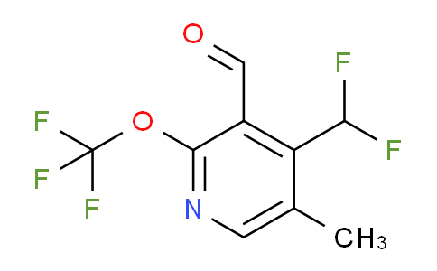 4-(Difluoromethyl)-5-methyl-2-(trifluoromethoxy)pyridine-3-carboxaldehyde