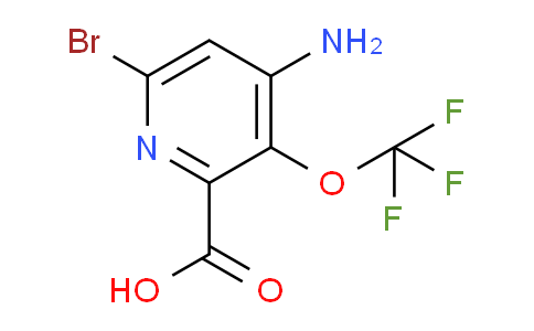 AM64502 | 1803544-56-0 | 4-Amino-6-bromo-3-(trifluoromethoxy)pyridine-2-carboxylic acid
