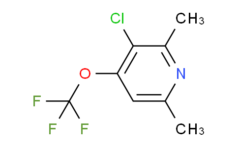AM64507 | 1804563-78-7 | 3-Chloro-2,6-dimethyl-4-(trifluoromethoxy)pyridine