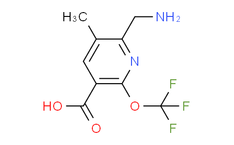 AM64552 | 1806763-73-4 | 2-(Aminomethyl)-3-methyl-6-(trifluoromethoxy)pyridine-5-carboxylic acid