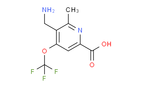 AM64560 | 1806161-10-3 | 3-(Aminomethyl)-2-methyl-4-(trifluoromethoxy)pyridine-6-carboxylic acid