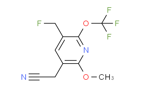 AM64562 | 1805998-38-2 | 3-(Fluoromethyl)-6-methoxy-2-(trifluoromethoxy)pyridine-5-acetonitrile