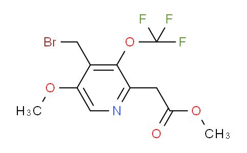 AM64582 | 1806749-78-9 | Methyl 4-(bromomethyl)-5-methoxy-3-(trifluoromethoxy)pyridine-2-acetate
