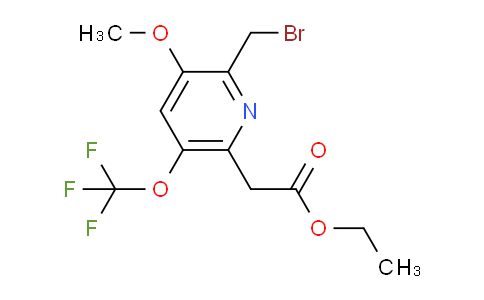 AM64584 | 1805216-68-5 | Ethyl 2-(bromomethyl)-3-methoxy-5-(trifluoromethoxy)pyridine-6-acetate