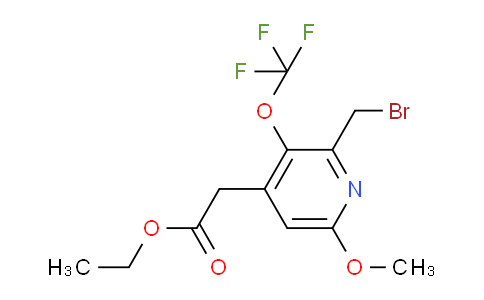 AM64586 | 1805152-09-3 | Ethyl 2-(bromomethyl)-6-methoxy-3-(trifluoromethoxy)pyridine-4-acetate