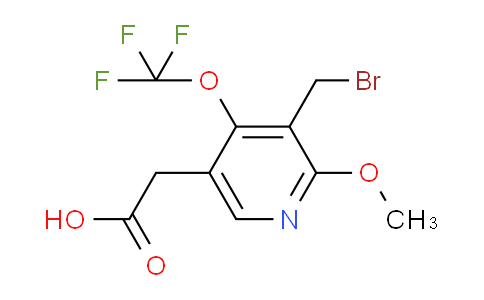 AM64587 | 1806748-04-8 | 3-(Bromomethyl)-2-methoxy-4-(trifluoromethoxy)pyridine-5-acetic acid
