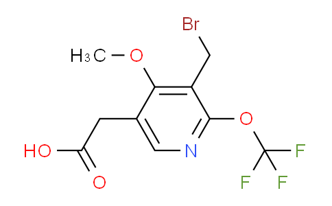AM64588 | 1805918-11-9 | 3-(Bromomethyl)-4-methoxy-2-(trifluoromethoxy)pyridine-5-acetic acid