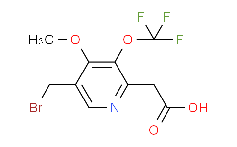 AM64589 | 1805918-15-3 | 5-(Bromomethyl)-4-methoxy-3-(trifluoromethoxy)pyridine-2-acetic acid