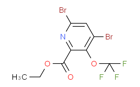 AM64591 | 1806124-35-5 | Ethyl 4,6-dibromo-3-(trifluoromethoxy)pyridine-2-carboxylate