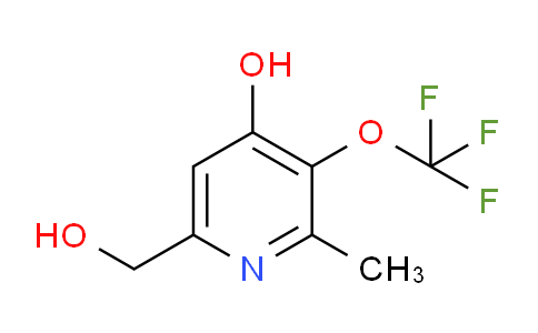 4-Hydroxy-2-methyl-3-(trifluoromethoxy)pyridine-6-methanol