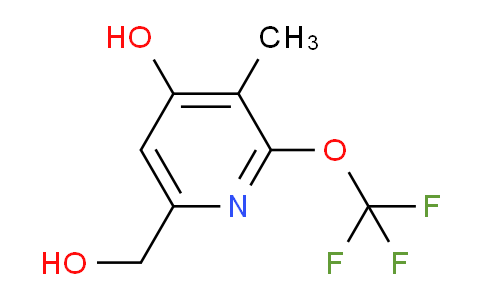 4-Hydroxy-3-methyl-2-(trifluoromethoxy)pyridine-6-methanol