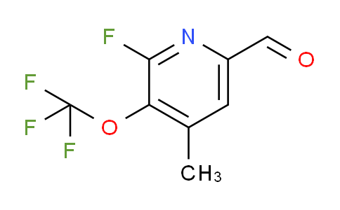 AM64626 | 1806260-21-8 | 2-Fluoro-4-methyl-3-(trifluoromethoxy)pyridine-6-carboxaldehyde