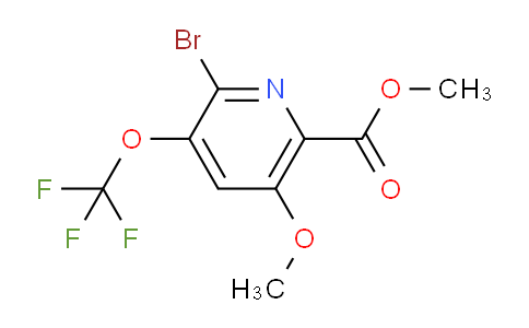 Methyl 2-bromo-5-methoxy-3-(trifluoromethoxy)pyridine-6-carboxylate