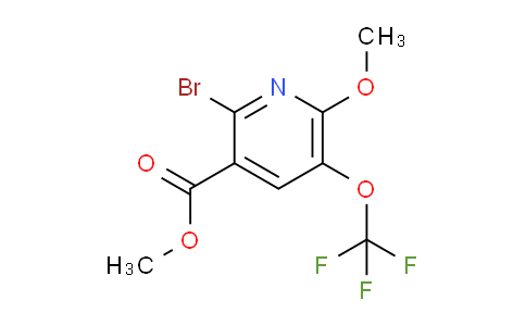 Methyl 2-bromo-6-methoxy-5-(trifluoromethoxy)pyridine-3-carboxylate