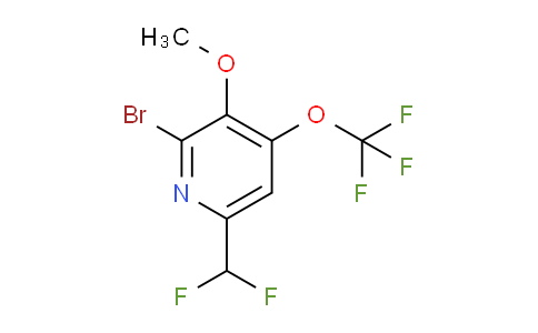 2-Bromo-6-(difluoromethyl)-3-methoxy-4-(trifluoromethoxy)pyridine