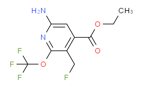 AM64672 | 1803947-27-4 | Ethyl 6-amino-3-(fluoromethyl)-2-(trifluoromethoxy)pyridine-4-carboxylate