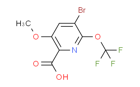 AM64673 | 1804397-27-0 | 3-Bromo-5-methoxy-2-(trifluoromethoxy)pyridine-6-carboxylic acid