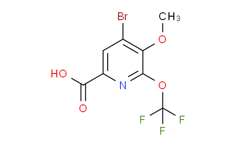 AM64675 | 1804397-30-5 | 4-Bromo-3-methoxy-2-(trifluoromethoxy)pyridine-6-carboxylic acid