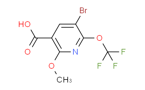 3-Bromo-6-methoxy-2-(trifluoromethoxy)pyridine-5-carboxylic acid