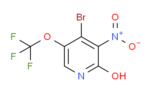 4-Bromo-2-hydroxy-3-nitro-5-(trifluoromethoxy)pyridine