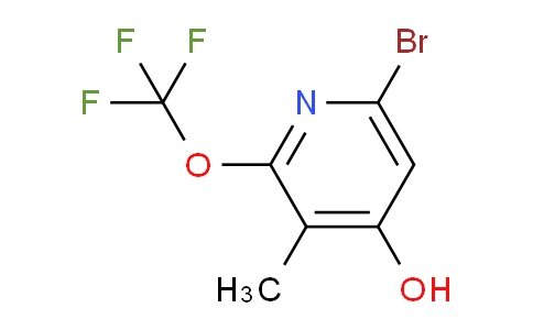 6-Bromo-4-hydroxy-3-methyl-2-(trifluoromethoxy)pyridine