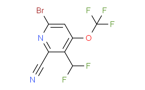 AM64689 | 1806079-49-1 | 6-Bromo-2-cyano-3-(difluoromethyl)-4-(trifluoromethoxy)pyridine