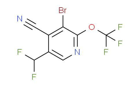 AM64690 | 1804571-26-3 | 3-Bromo-4-cyano-5-(difluoromethyl)-2-(trifluoromethoxy)pyridine