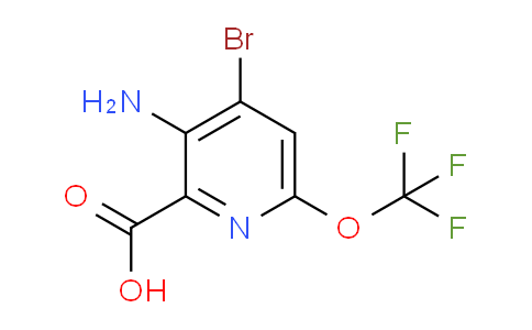 AM64711 | 1803917-45-4 | 3-Amino-4-bromo-6-(trifluoromethoxy)pyridine-2-carboxylic acid