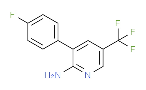 3-(4-Fluorophenyl)-5-(trifluoromethyl)pyridin-2-amine