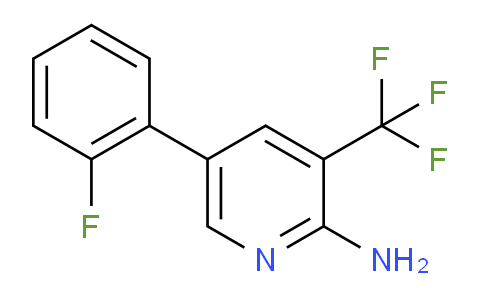 5-(2-Fluorophenyl)-3-(trifluoromethyl)pyridin-2-amine